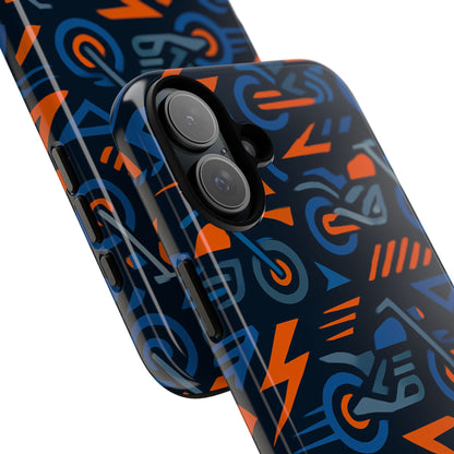 Multicolour 3D Wrap Motorcycle Protective Phone Case – Vibrant Design for Stylish Protection Compatible with iPhone 13, 14, 15 & 16 – all models including Pro, Pro Max & Plus