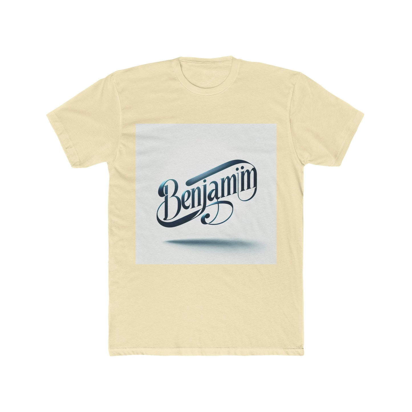 alphabet blue unisex t-shirt – comfortable premium cotton graphic tee for casual wear