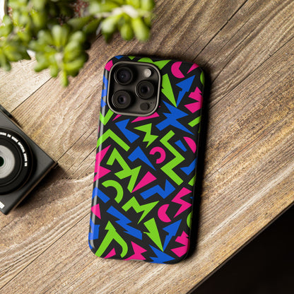 Y2K Multicolour 4 Protective Phone Case with 3D Design – Stylish Protection for Unisex Smartphones Compatible with iPhone 13, 14, 15 & 16 – All Models Including Pro, Pro Max & Plus