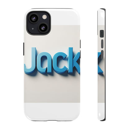 Vibrant Blue 3D Text Phone Case for Stylish Protection, Unique Retro Design for Men and Women, Compatible with iPhone 13, 14, 15 & 16 – all models including Pro, Pro Max & Plus