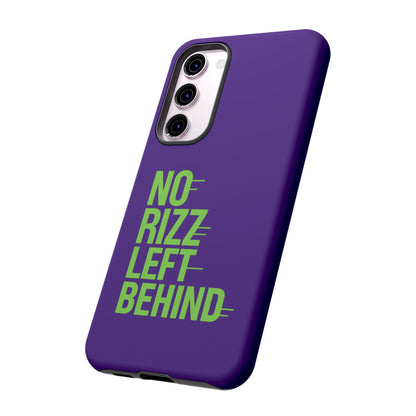 Tough Phone Case - No Rizz Left Behind - Durable, Stylish Protection for Active Lifestyles - Impact-Resistant, Dual Layer, Shock-Absorbing TPU - Perfect Gift for Tech Lovers