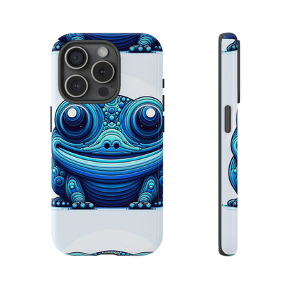 Cool Blue Animal Create 4 3D Wrap Protective Phone Case for Smartphones with Vibrant Animal Design and Shock Absorption