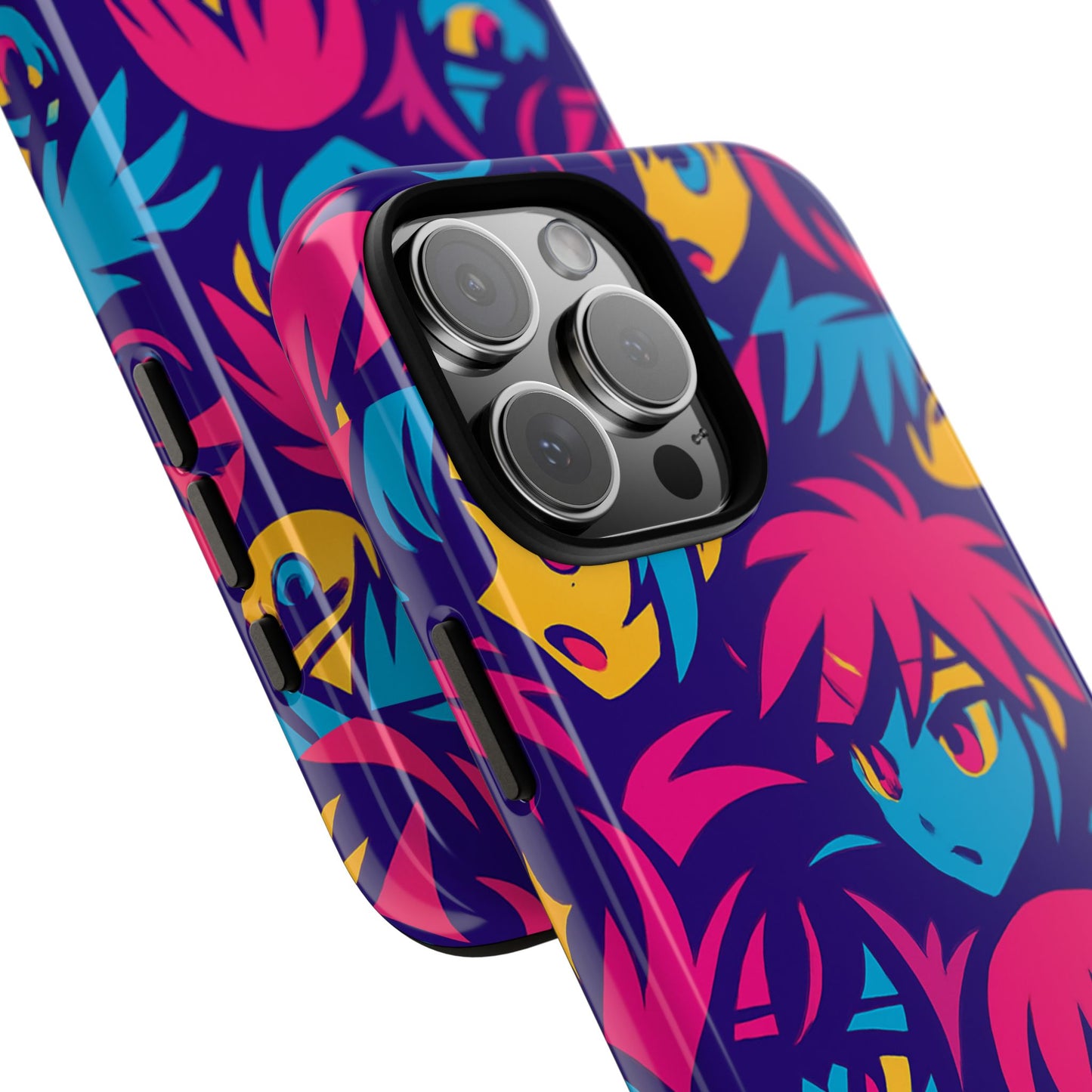 vibrant 3d anime phone case with retro design for stylish protection – unique accessory for self-expression compatible with iphone 13, 14, 15 & 16 – all models including pro, pro max & plus