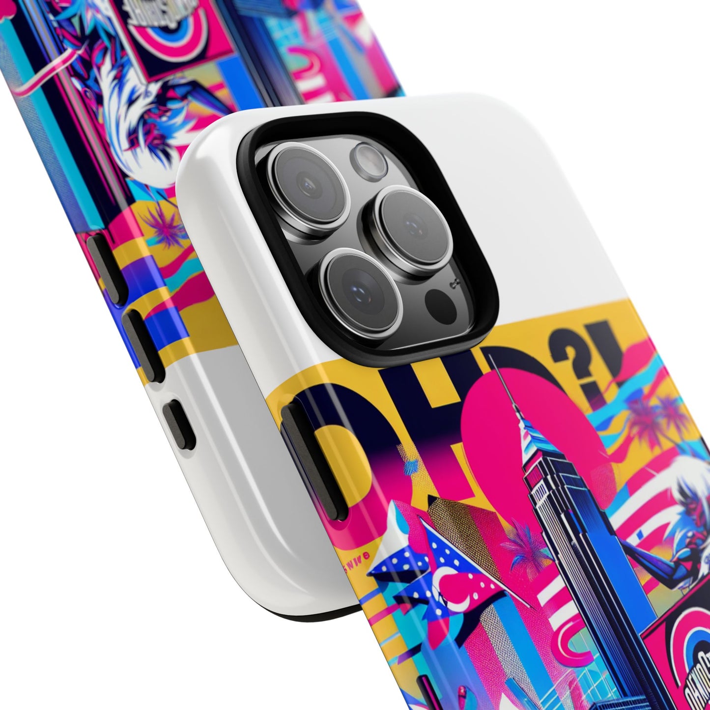 ohio more like oh-yes protective phone case for smartphones, 3d wrap design, uv protected, shock absorbing, ideal gift for anime and comic lovers