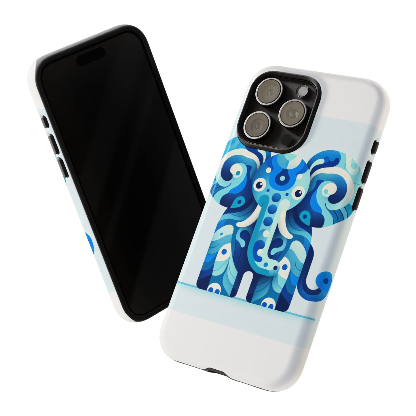vibrant 3d protective phone case with artistic elephant design for unique expression compatible with iphone 13, 14, 15 & 16 – all models including pro, pro max & plus