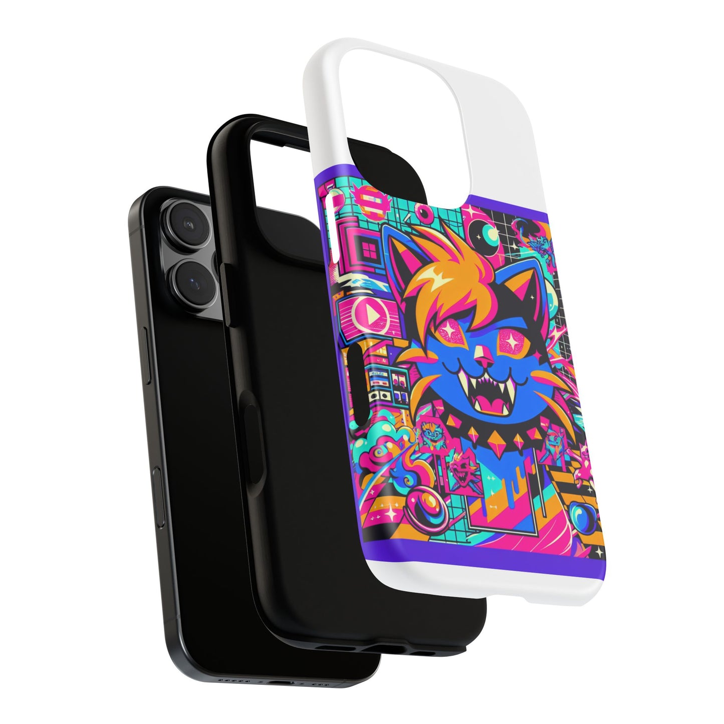 mewing master protective phone case with 3d wrap design