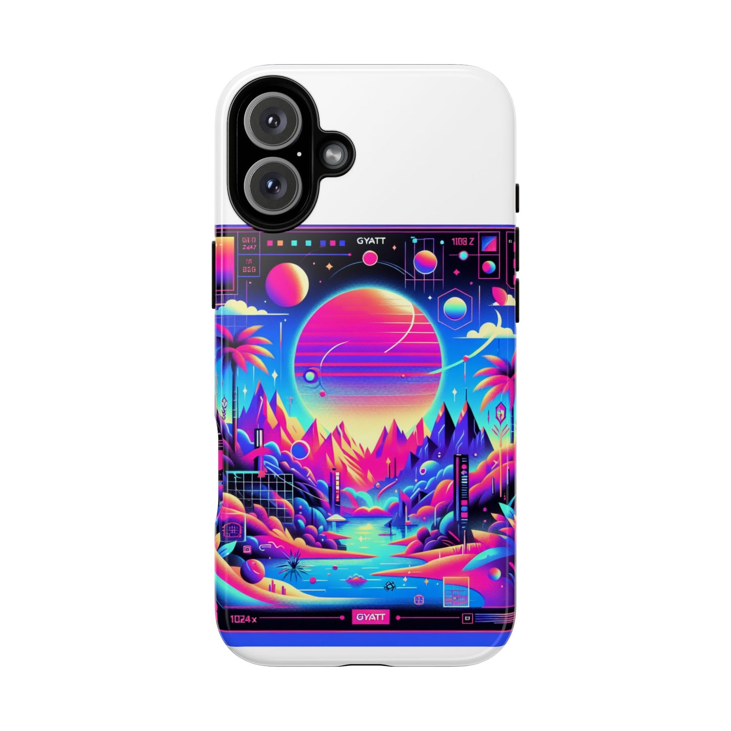 gyatt alert 3d wrap protective phone case for anime lovers