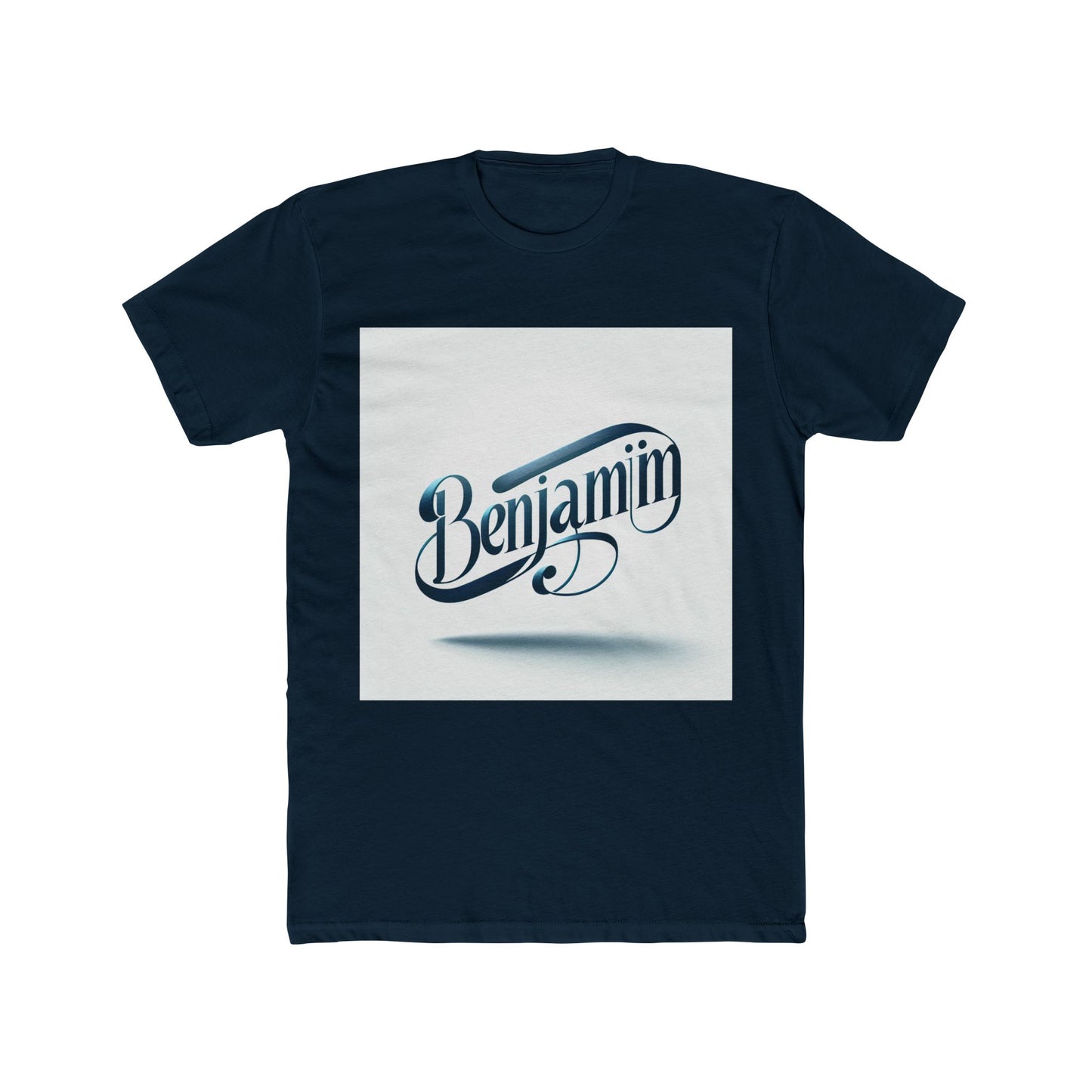 alphabet blue unisex t-shirt – comfortable premium cotton graphic tee for casual wear
