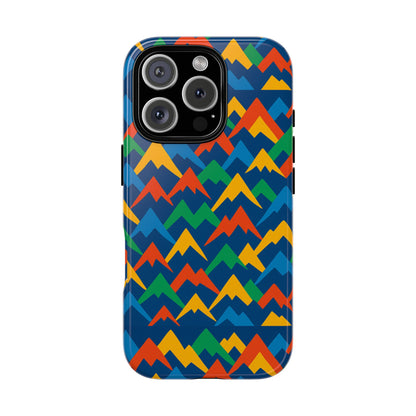 Vibrant 3D Mountain Design Phone Case for Stylish Protection – Unique Accessory Compatible with iPhone 13, 14, 15 & 16 – all models including Pro, Pro Max & Plus