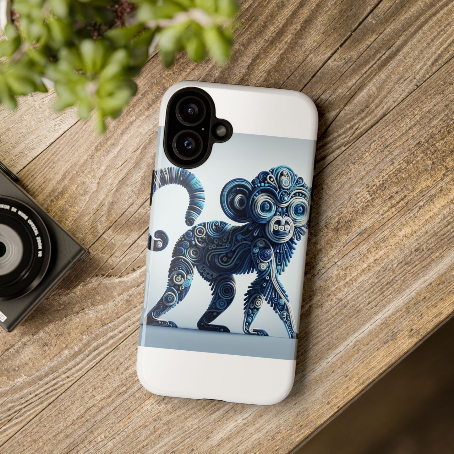 vibrant 3d wrap protective phone case with unique monkey design – stylish accessory for men and women compatible with iphone 13, 14, 15 & 16 – all models including pro, pro max & plus