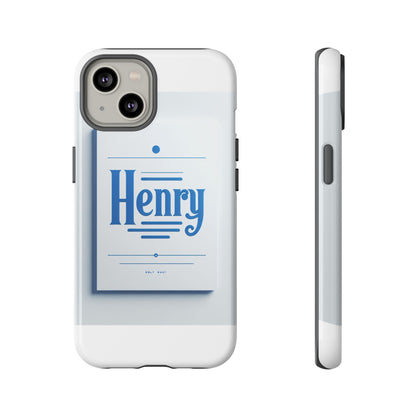 Stylish Blue Typographic Phone Case for Men and Women, Durable Protection, Unique Design, Compatible with iPhone 13, 14, 15 & 16 – all models including Pro, Pro Max & Plus