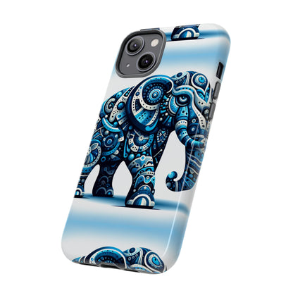 Blue Animal Create 4 3D Wrap Protective Phone Case for Smartphones with Vibrant Anime and Comic Inspired Design Durable Shock Absorption and UV Protection