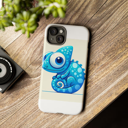 Vibrant 3D Cartoon Chameleon Phone Case for Adults and Teens Stylish Protection Compatible with iPhone 13, 14, 15 & 16 – All Models Including Pro, Pro Max & Plus