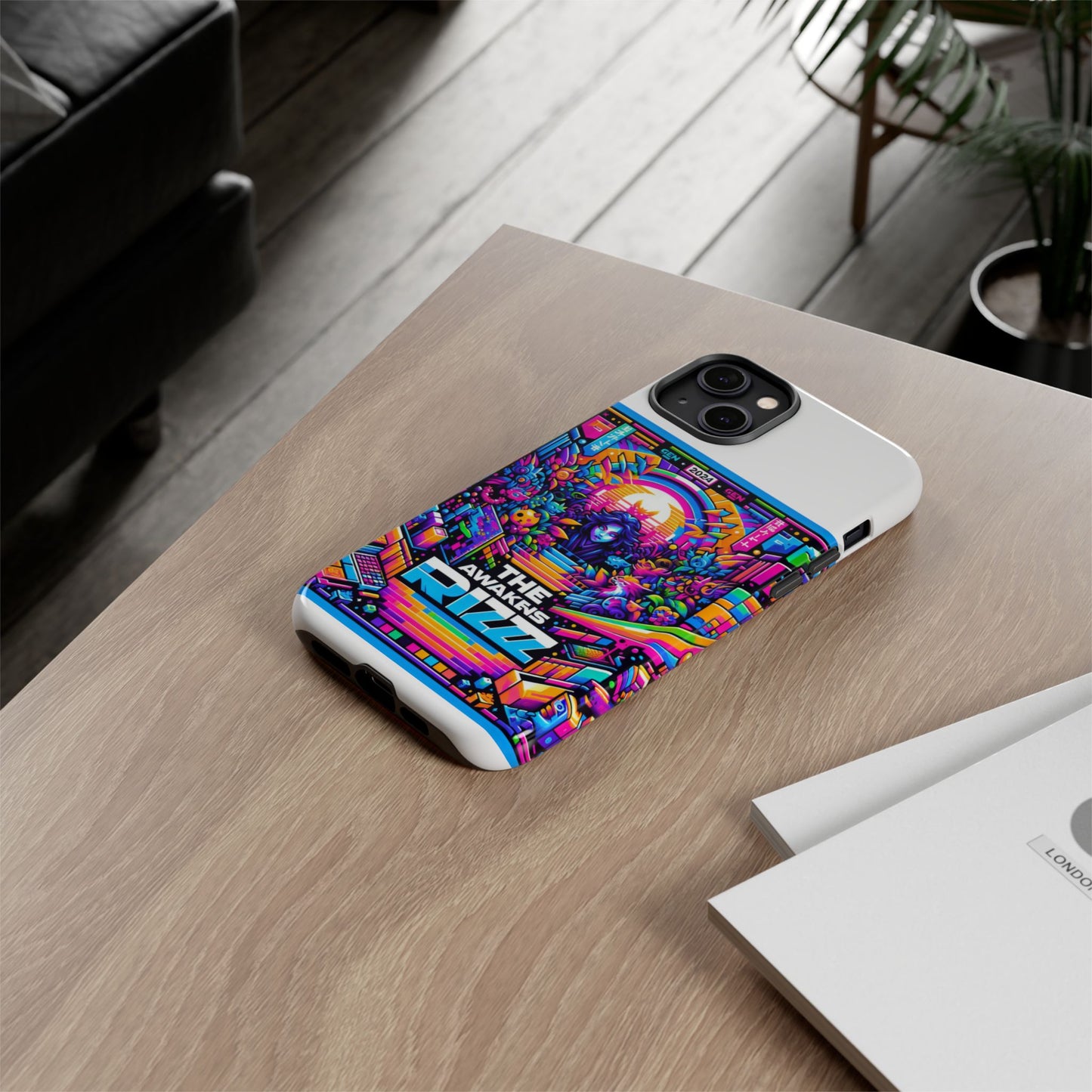 the rizz awakens 3d wrap protective phone case for anime and comic lovers