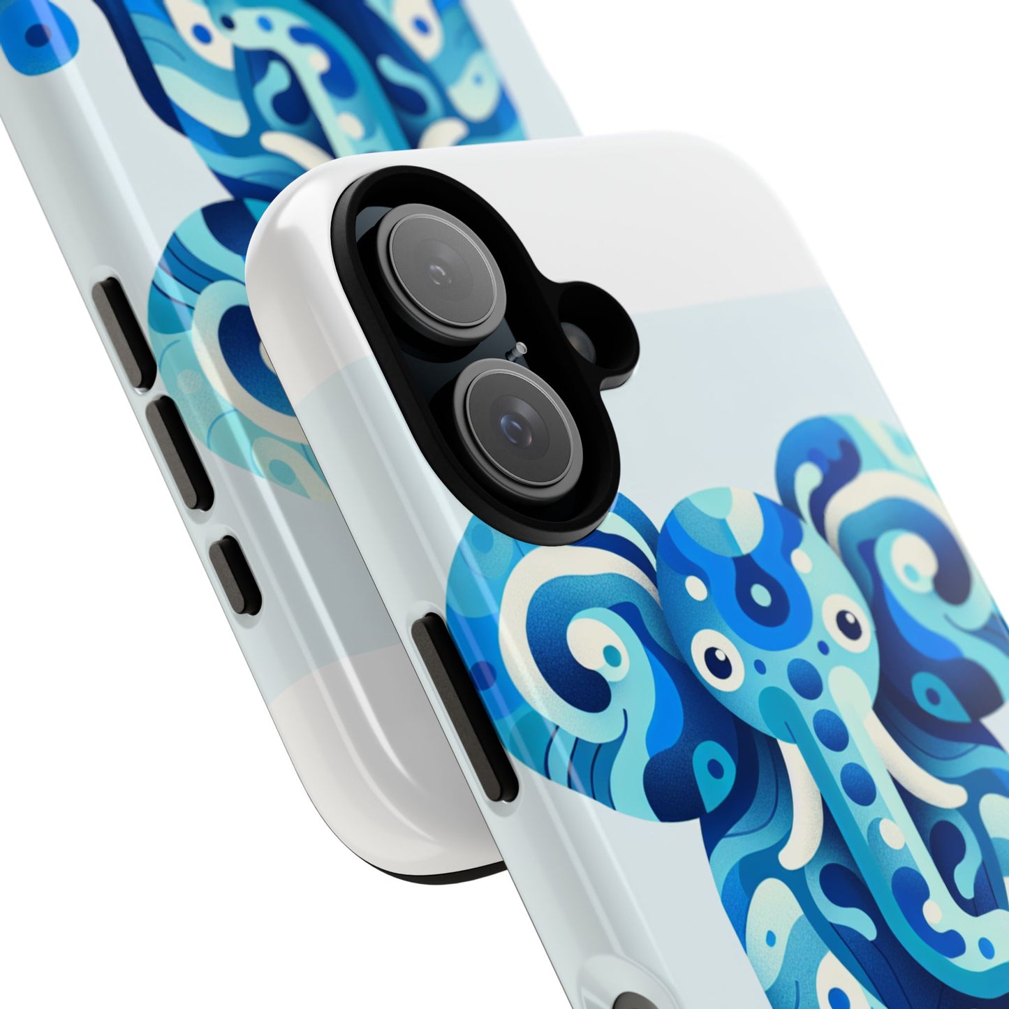 vibrant 3d protective phone case with artistic elephant design for unique expression compatible with iphone 13, 14, 15 & 16 – all models including pro, pro max & plus