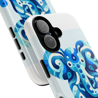 Vibrant 3D Protective Phone Case with Artistic Elephant Design for Unique Expression Compatible with iPhone 13, 14, 15 & 16 – All Models Including Pro, Pro Max & Plus