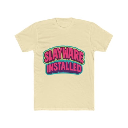 Slayware Installed Unisex T-Shirt – Multicolor Meme Graphic Tee – Comfort and Style for Men & Women