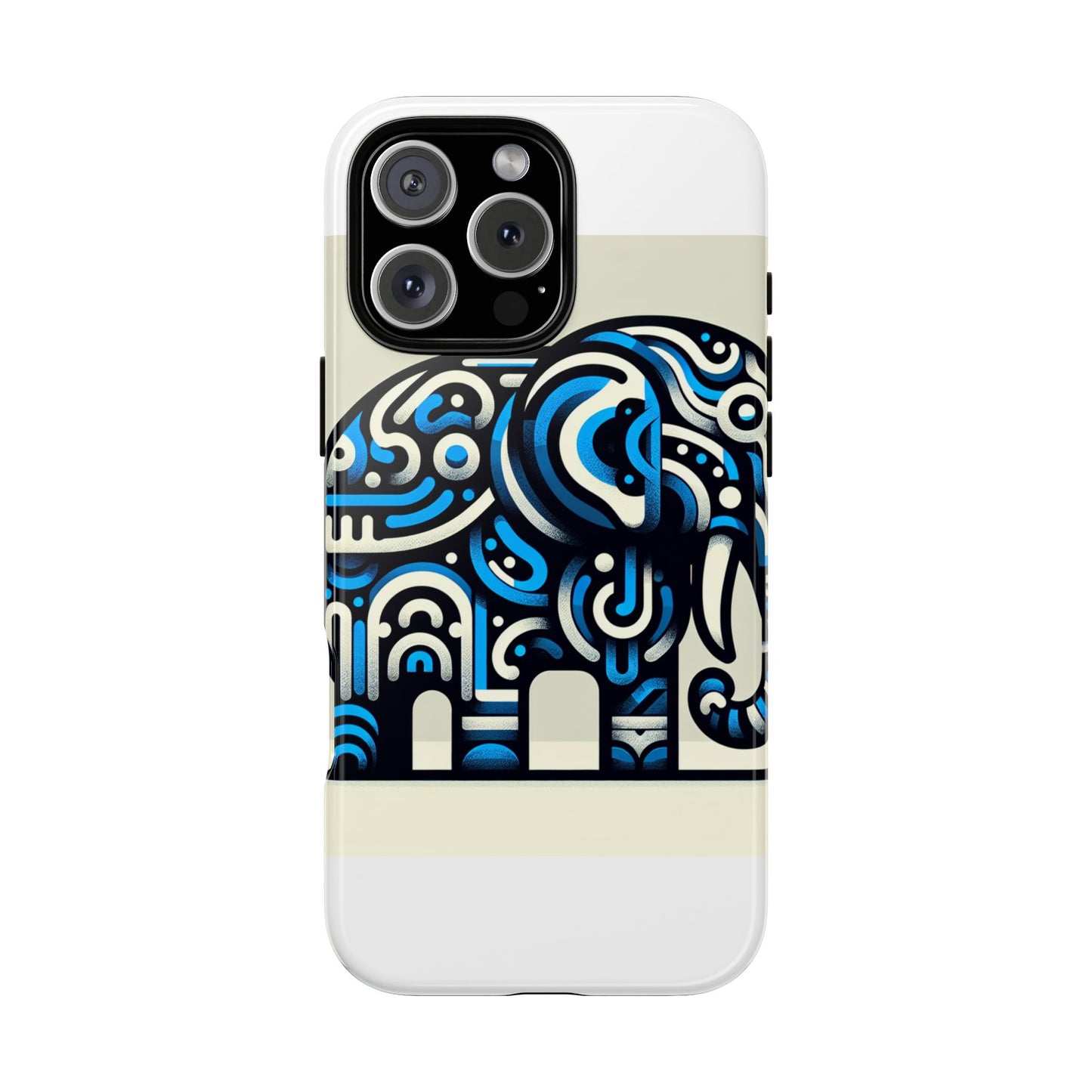 vibrant 3d elephant design protective phone case for stylish protection compatible with iphone 13, 14, 15 & 16 – all models including pro, pro max & plus