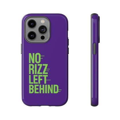 Tough Phone Case - No Rizz Left Behind - Durable, Stylish Protection for Active Lifestyles - Impact-Resistant, Dual Layer, Shock-Absorbing TPU - Perfect Gift for Tech Lovers