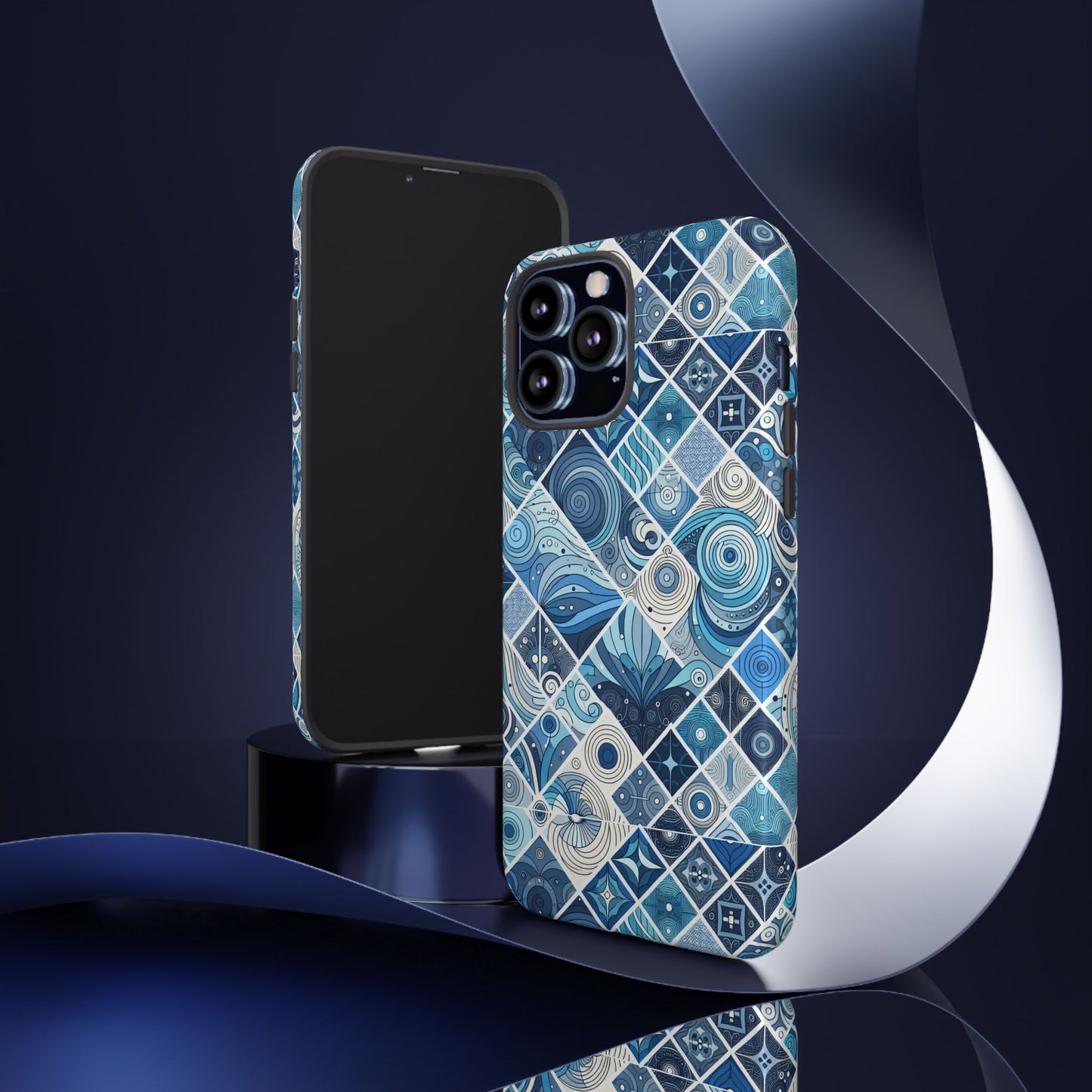 1 pattern image 1 vibrant shockproof phone case for anime and comic fans, retro art style, durable & uv protected, compatible with iphone 13-16 pro max plus