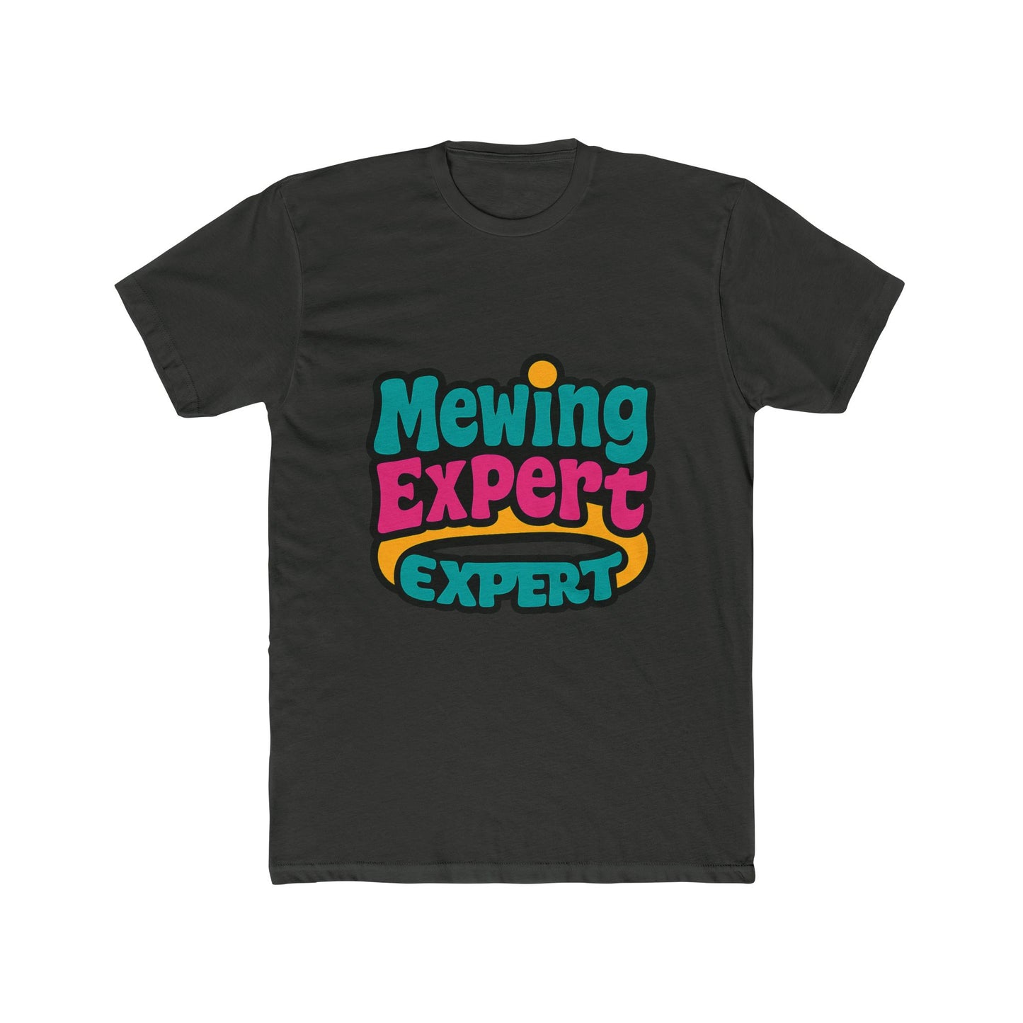 mewing expert unisex t-shirt - alphabet design, multicolor, casual wear, comfortable tee for men and women, stylish and trendy clothing, perfect gift idea, premium quality