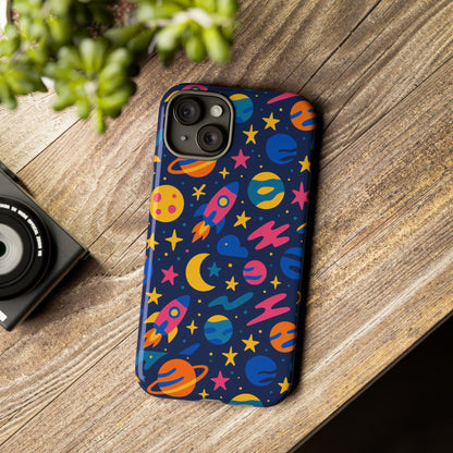 Vibrant 3D Space Theme Protective Phone Case for Trendsetters and Creatives Stylish Protection Compatible with iPhone 13, 14, 15 & 16 – all models including Pro, Pro Max & Plus