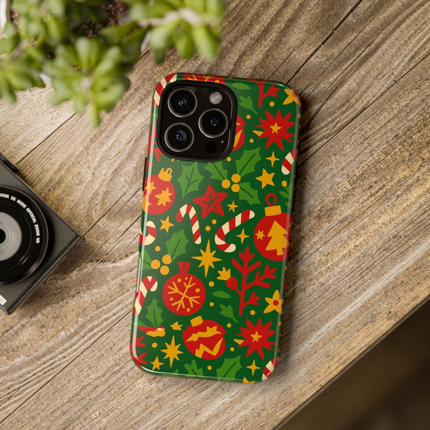 vibrant christmas themed 3d wrap phone case for smartphones - fun holiday accessory for self-expression compatible with iphone 13, 14, 15 & 16 – all models including pro, pro max & plus