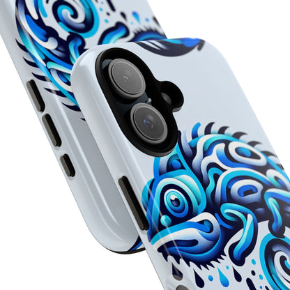 Blue Animal Create 5 Phone Case with Vibrant 3D Wrap Design, Shock Absorption, UV Protection, for Stylish and Durable Smartphone Protection