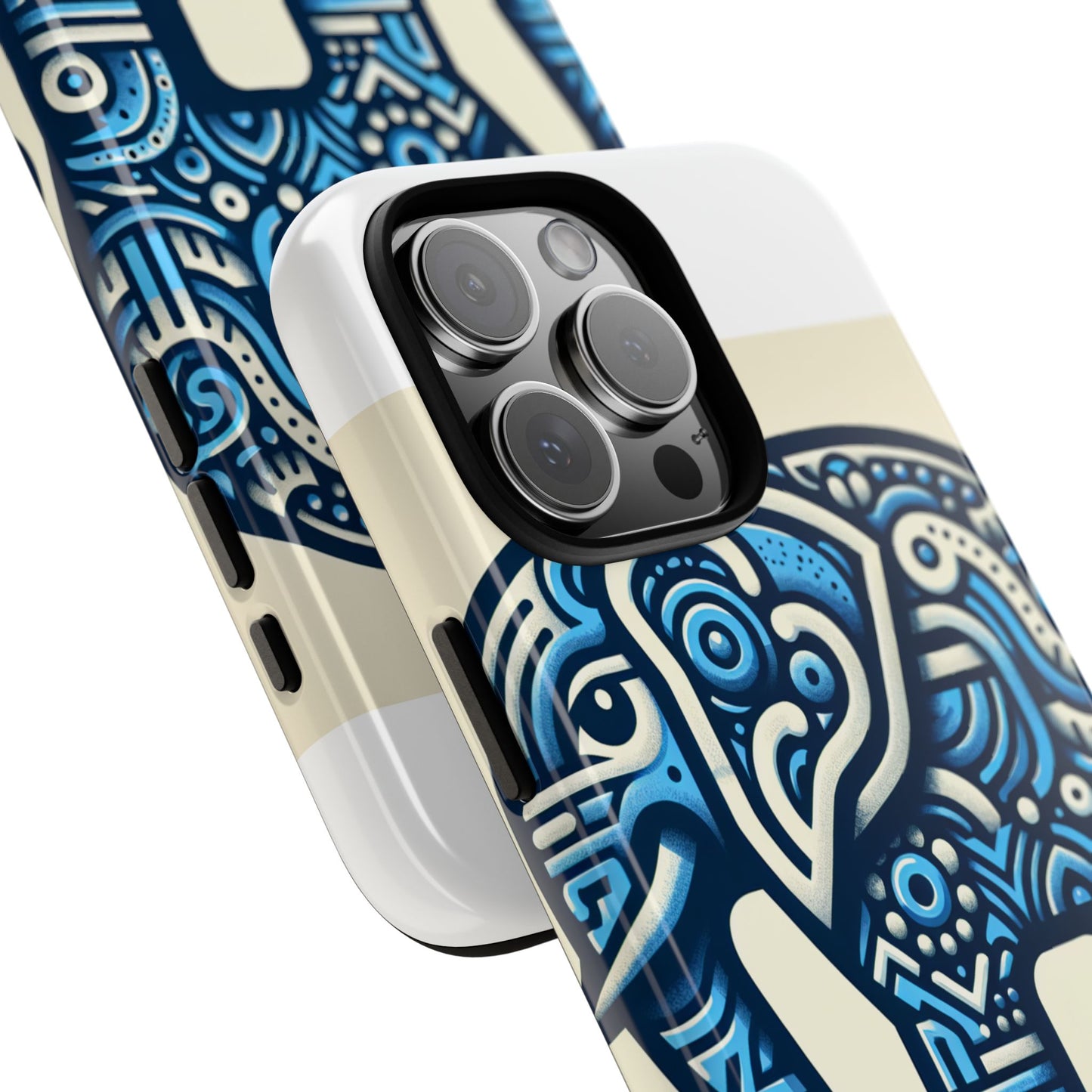 vibrant 3d elephant design phone case for stylish protection and unique aesthetic compatible with iphone 13, 14, 15 & 16 – all models including pro, pro max & plus