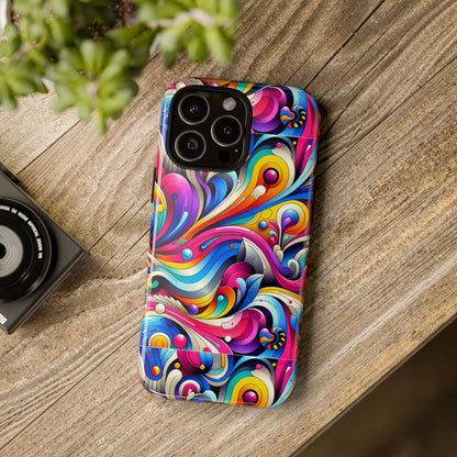 Pink Pattern Image 3 Phone Case with Vibrant 3D Wrap Design for Stylish Protection