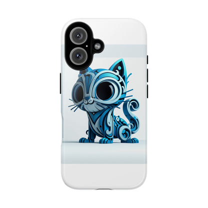 Vibrant 3D Cat Design Phone Case – Playful Protection Accessory for Self-Expression – Compatible with iPhone 13, 14, 15 & 16 – all models including Pro, Pro Max & Plus