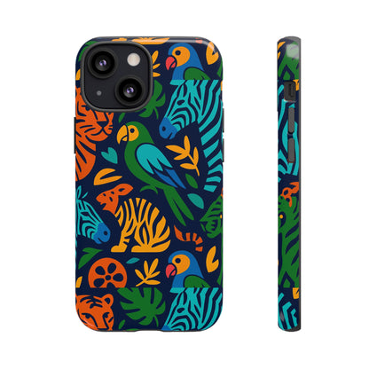 Vibrant 3D Animal Print Phone Case for Stylish Protection – Unique Accessory for Men and Women Compatible with iPhone 13, 14, 15 & 16 – all models including Pro, Pro Max & Plus