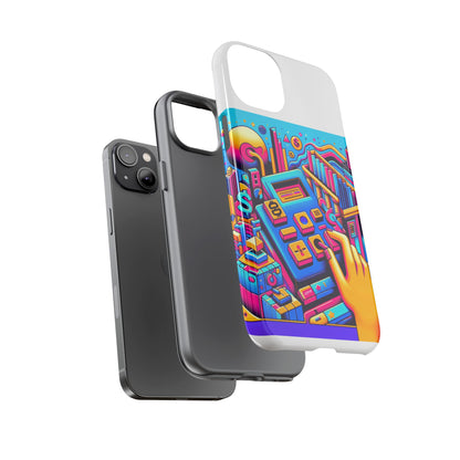 Fantum Finance Dept Protective Phone Case, 3D Wrap Design, Durable Silicone Liner, UV Protected, Ideal Gift for Tech Enthusiasts and Anime Lovers