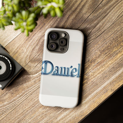 Vibrant 3D Wrap Protective Phone Case in Blue Lettering Stylish Design for Unique Accessory Lovers Compatible with iPhone 13, 14, 15 & 16 – all models including Pro, Pro Max & Plus