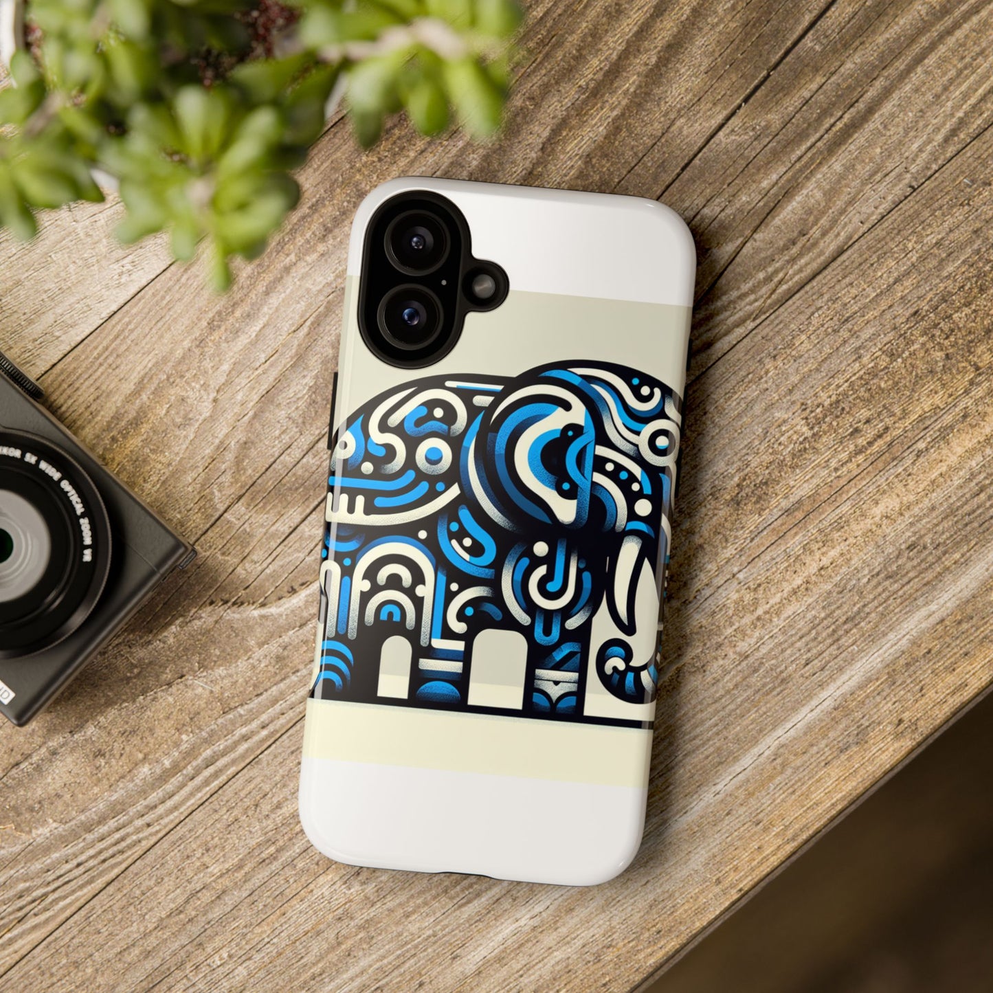 vibrant 3d elephant design protective phone case for stylish protection compatible with iphone 13, 14, 15 & 16 – all models including pro, pro max & plus