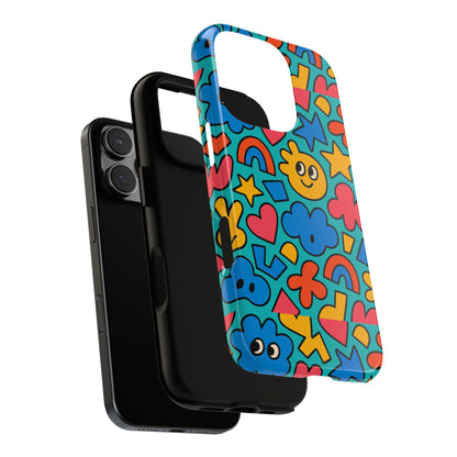 Vibrant Cartoon 3D Wrap Protective Phone Case with Fun Playful Design for Smartphone Lovers Compatible with iPhone 13, 14, 15 & 16 – All Models Including Pro, Pro Max & Plus