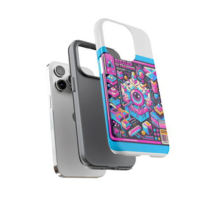 Rizzler In Training 3D Wrap Protective Phone Case for Anime Lovers
