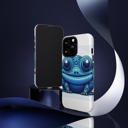 Vibrant 3D Animal-Inspired Phone Case in Blue for Stylish Protection and Unique Expression Compatible with iPhone 13, 14, 15 & 16 – all models including Pro, Pro Max & Plus