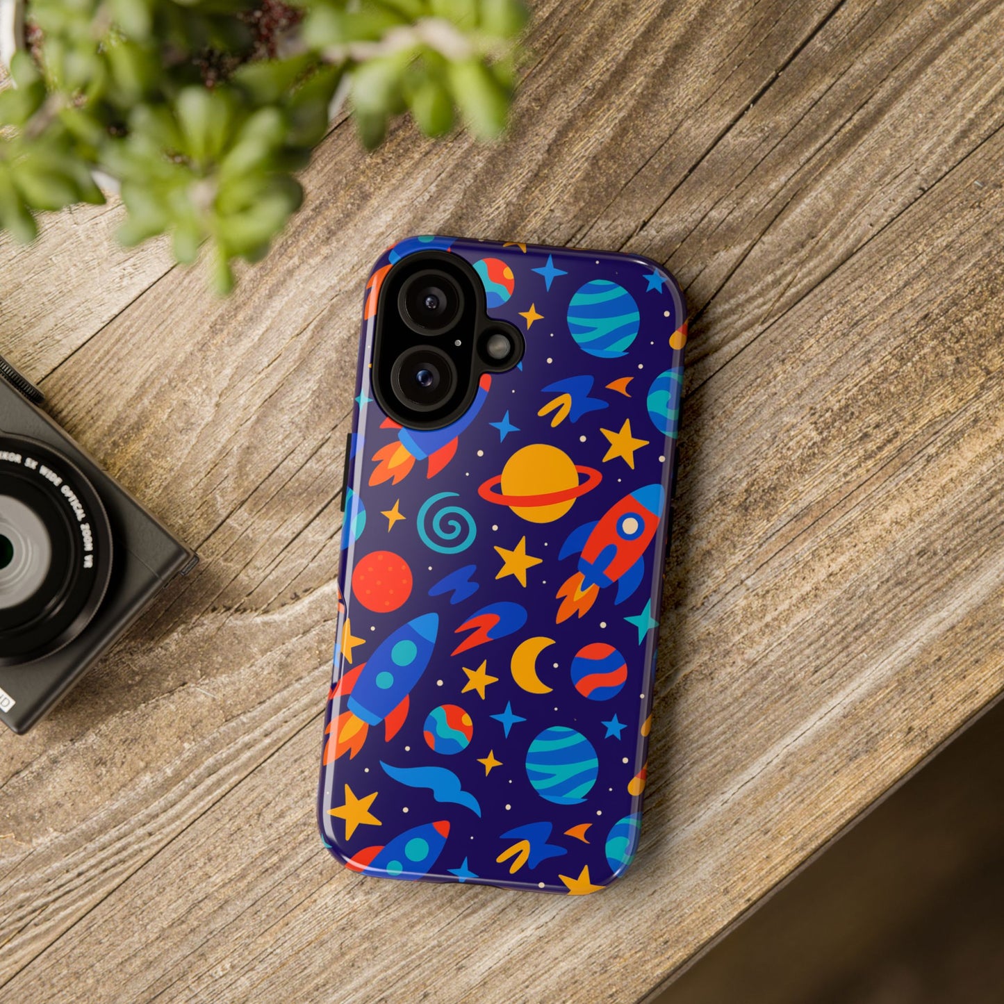 vibrant space theme protective phone case with 3d wrap design for unique expression compatible with iphone 13, 14, 15 & 16 – all models including pro, pro max & plus