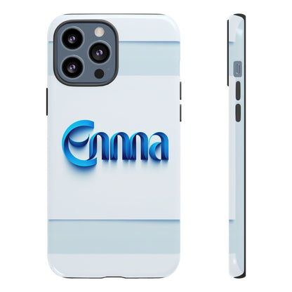 Emma Blue 3D Wrap Protective Phone Case for Smartphones with Vivid Anime Comic Design Shock Absorption and UV Protection