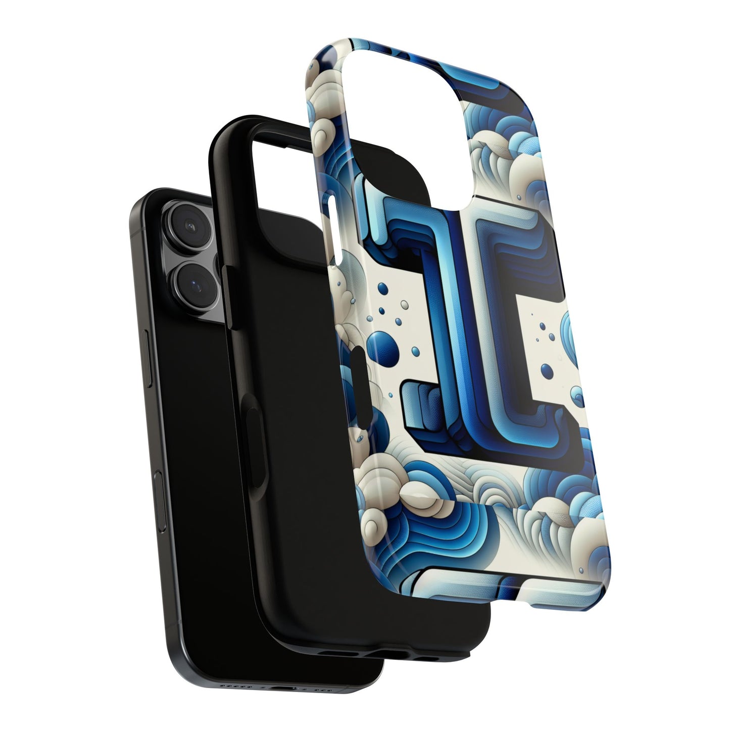 blue alphabet t phone case with 3d wrap design for kids and teens shockproof tpu cover with vivid colours and anime-inspired graphics