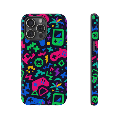 Vibrant 3D Gaming Design Protective Phone Case for Creative Expression and Stylish Protection, Compatible with iPhone 13, 14, 15 & 16 – all models including Pro, Pro Max & Plus