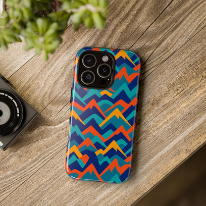 Vibrant 3D Mountain Design Protective Phone Case – Stylish and Durable Cover Compatible with iPhone 13, 14, 15 & 16 – All Models Including Pro, Pro Max & Plus