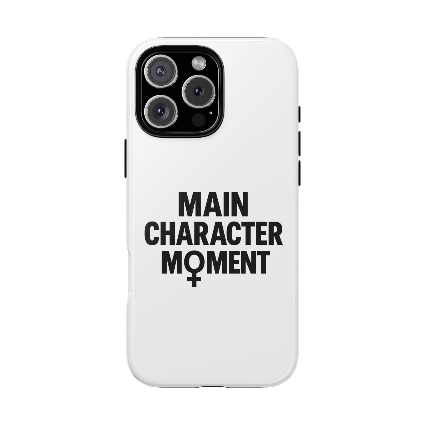 main character moment phone case - tough, trendy protection