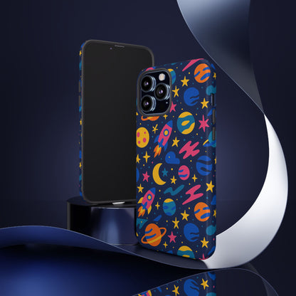 Vibrant 3D Space Theme Protective Phone Case for Trendsetters and Creatives Stylish Protection Compatible with iPhone 13, 14, 15 & 16 – all models including Pro, Pro Max & Plus