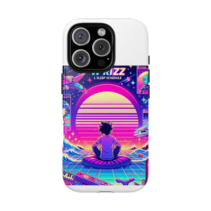 W Rizz L Sleep Schedule Protective Phone Case for Anime Lovers