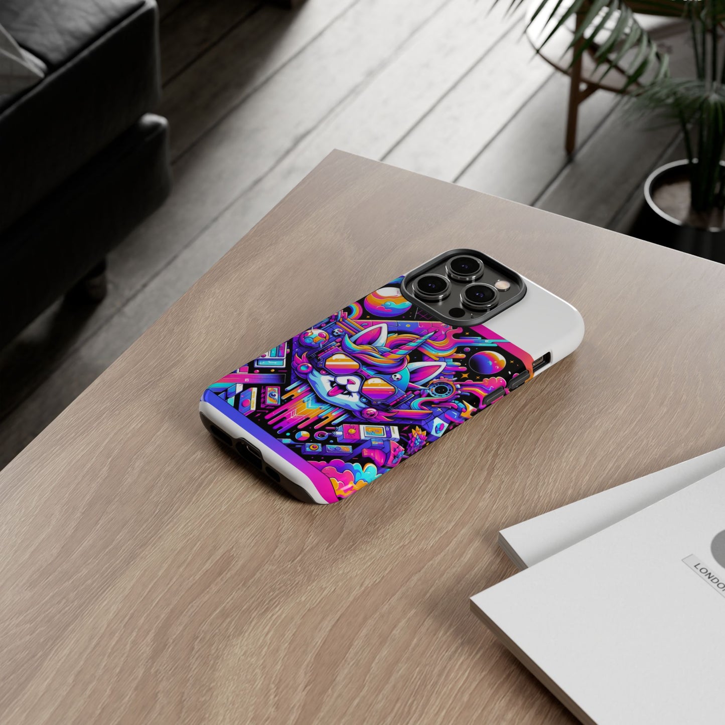 rizzed up and ready protective phone case for anime lovers