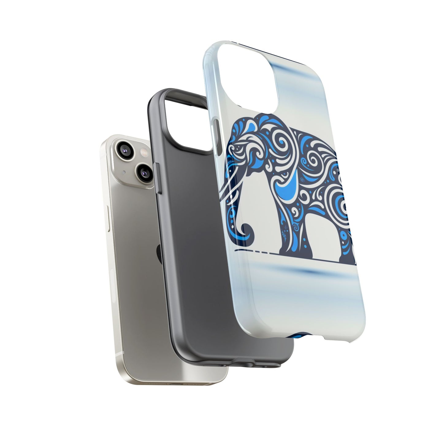 blue animal create 14 3d wrap protective phone case for smartphones with vivid anime and comic-inspired design uv protected shock absorbing durable tpu cover for tech enthusiasts and gift ideas