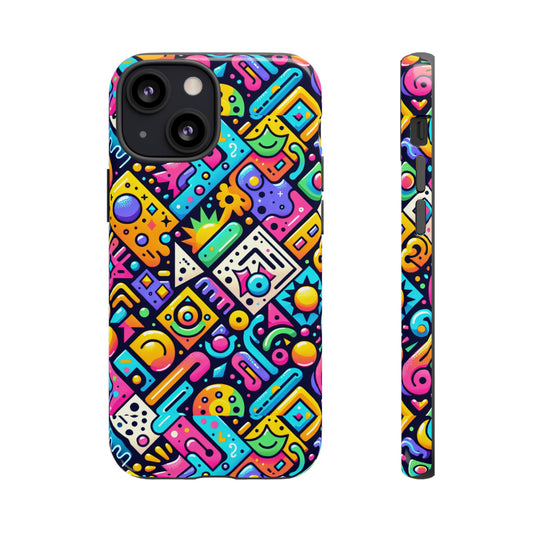 Pattern Image 2 Vibrant 3D Phone Case for Anime and Comic Fans Stylish Protection for Smartphones Compatible with iPhone 13, 14, 15 & 16 – all models including Pro, Pro Max & Plus