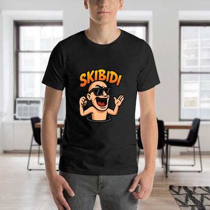 2025 New 150g Men's Short Sleeve T-shirt, Cotton, Double-Sided Printed, Comfortable Fit for Fitness, Leisure, Home, Travel, Multiple Sizes Available